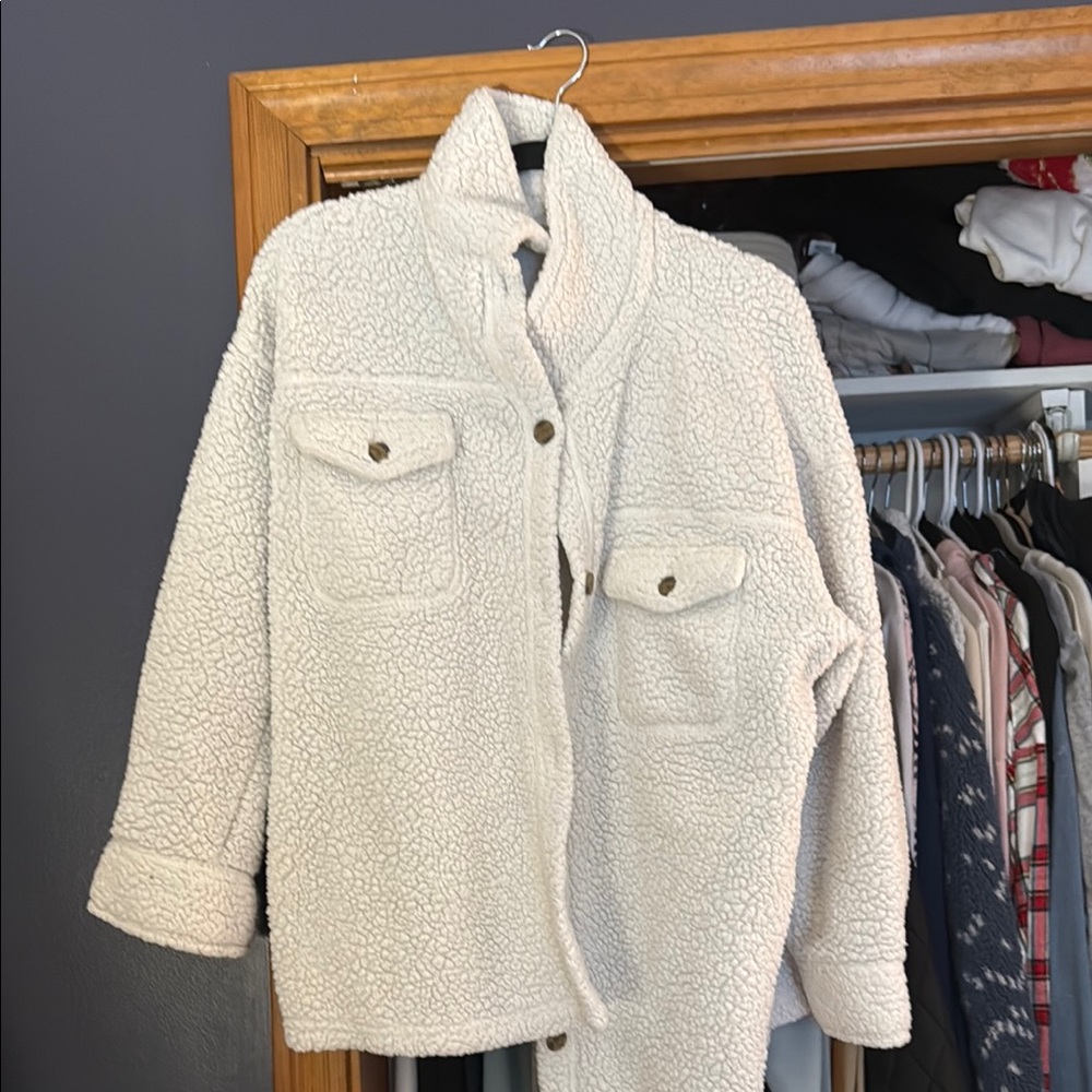 Cozy Cream Sherpa Jacket